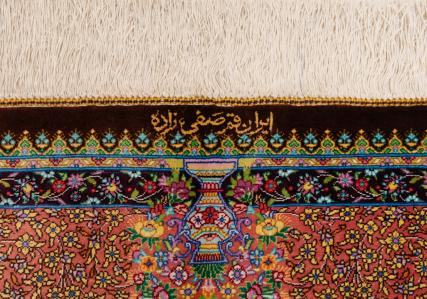 Qom Silk Safizadeh persisk tæppe