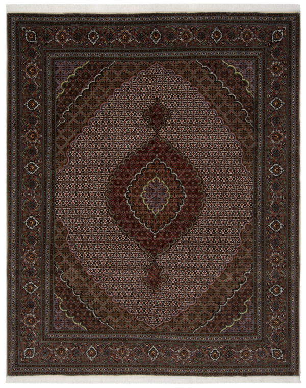 Tabriz 50Raj Persian Rug Beige-Cream 255 x 202 cm