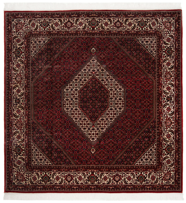 Bidjar Persian Rug Red 215 x 207 cm
