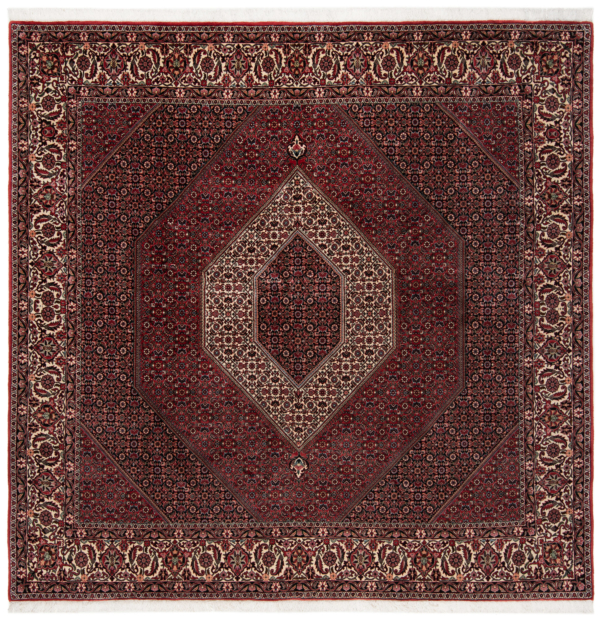 Bidjar Persian Rug Red 250 x 256 cm
