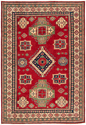 Shiraz Qashqai Persian Rug Red 296 x 115 cm