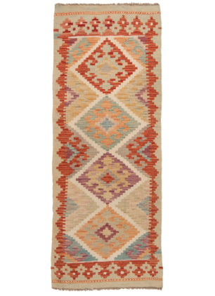 Kilim afghan Gray 187 x 76 cm