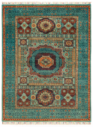 Ziegler Mamluk Rug Turquoise 196 x 150 cm