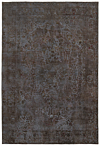 Vintage Relief Rug Blue 296 x 200 cm