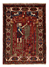 Shiraz Persian Rug Red 170 x 121 cm