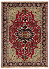 Tabriz Persian Rug Red 193 x 137 cm