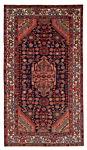 Hamedan Persian Rug Night Blue 247 x 139 cm