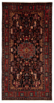Nahavand Persian Rug Black 312 x 165 cm