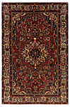 Hamedan Burchalo Persian Rug Red 223 x 149 cm
