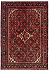 Hamedan Persian Rug Red 200 x 140 cm