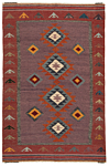 Persian Kilim Purple 244 x 162 cm
