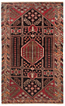 Hamedan Persian Rug Black 245 x 150 cm