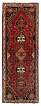 Shiraz Ghashghai Persian Rug Red 261 x 96 cm