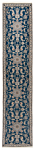 Nain Persian Rug Blue 374 x 78 cm