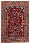 Mashhad Akbari Persian Rug Red 292 x 198 cm