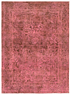 Vintage Relief Rug Pink 336 x 247 cm