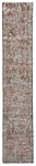 Vintage Relief Rug Gray 428 x 80 cm