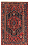 Hamedan Persian Rug Red 206 x 128 cm