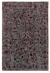 Vintage Relief Rug Purple 281 x 191 cm
