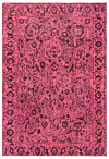 Vintage Relief Rug Pink 335 x 231 cm