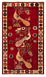 Shiraz Ghashghai Persian Rug Red 195 x 114 cm