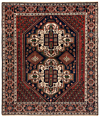 Sirjan shahrebabak Persian Rug Night Blue 171 x 145 cm