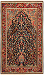 Kerman Persian Rug Night Blue 156 x 94 cm