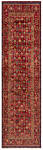 Mallayer Persian Rug Red 402 x 113 cm