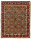 Kashan Persian Rug Green 243 x 196 cm