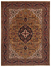 Tabriz Persian Rug Brown 339 x 255 cm