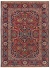 Tabriz Persian Rug Red 190 x 136 cm