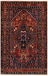Hamedan Persian Rug Red 221 x 145 cm