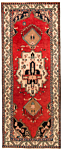 Hamedan Persian Rug Red 283 x 116 cm