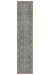 Nain 9la Persian Rug Blue 409 x 89 cm