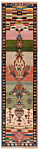 Sarough Persian Rug Multicolor 204 x 52 cm