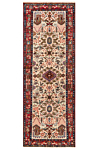 Hamedan Persian Rug Beige-Cream 211 x 78 cm