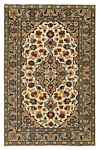 Kashan Persian Rug White 142 x 95 cm