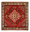 Hamedan Persian Rug Red 64 x 62 cm