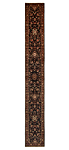 Hamedan Mehraban Persian Rug Night Blue 592 x 81 cm