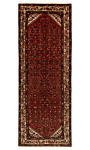 Hamedan Persian Rug Red 318 x 116 cm