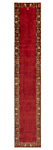 Kashan sharbatoghli Persian Rug Red 441 x 82 cm