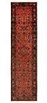 Hamedan Persian Rug Pink 403 x 108 cm