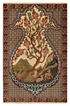 Najafabad Persian Rug Beige-Cream 154 x 101 cm