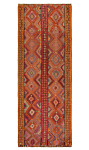 Persian kilim Orange 437 x 168 cm