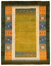 Gabbeh persian Rug Green 201 x 153 cm