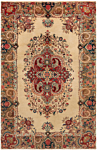 Tabriz Persian Rug Beige-Cream 146 x 95 cm