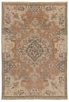 Vintage Rug Brown 145 x 100 cm