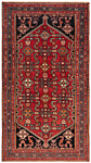 Hamedan Persian Rug Red 213 x 121 cm