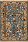 Qom Persian Rug Blue 156 x 107 cm