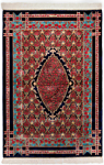 Qom Silk Persian Rug Pink 120 x 80 cm